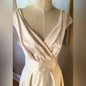 Beautiful champagne cocktail dress